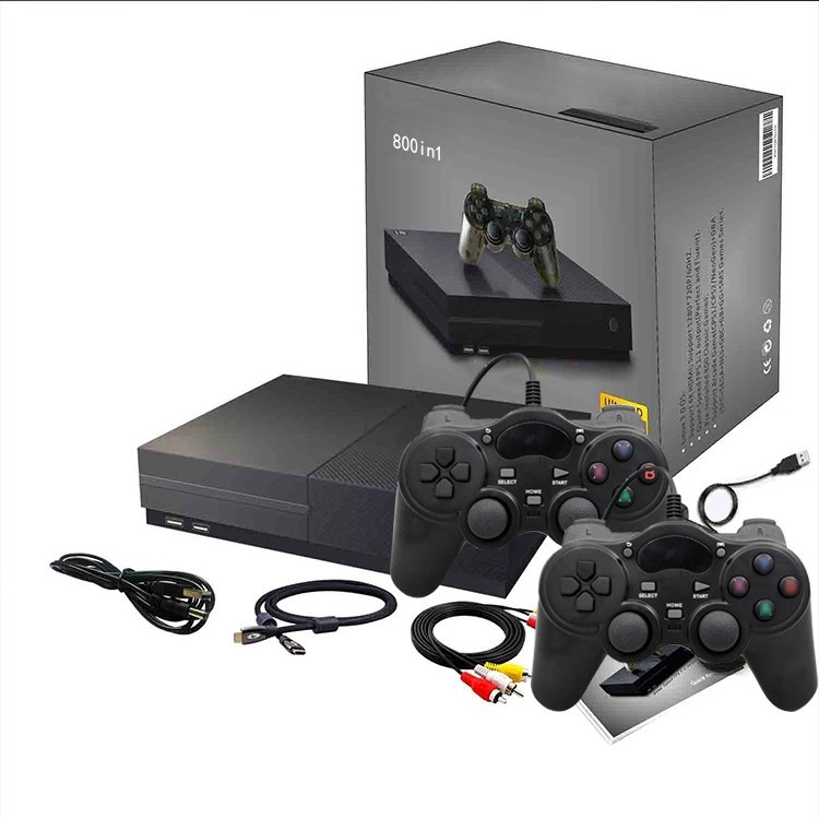 Máy chơi game 4 nút X Pro 1280 P tích hợp 800 game cổ điển, hỗ trợ chép game bên ngoài, hỗ trợ 4K, chơi game Arcade