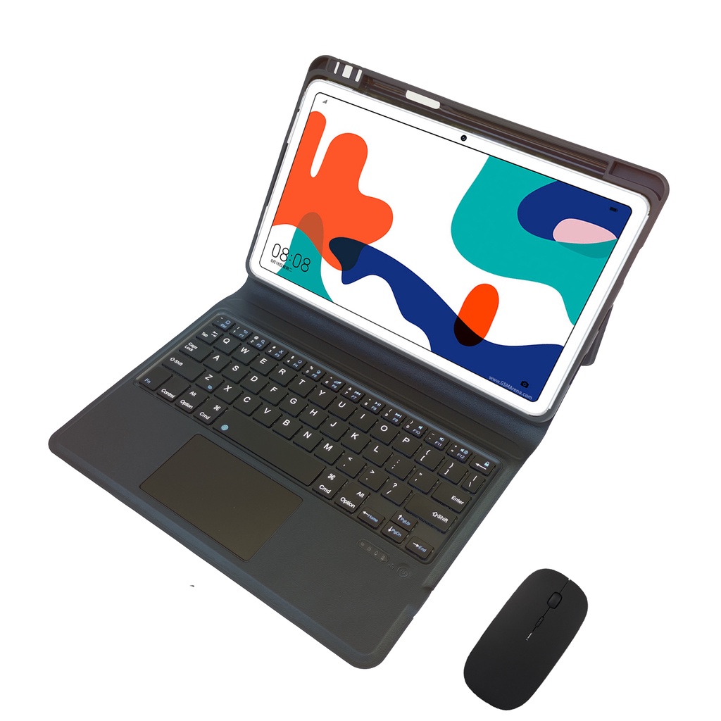 Bao Da Máy Tính Bảng Có Bàn Phím Bluetooth Không Dây Và Ngăn Đựng Bút Cho Huawei MatePad 10.4 2020 / 2022 / Honor V6 V7