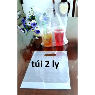 1kg Túi đựng ly trà sữa, cà phê (loại 2 ly)