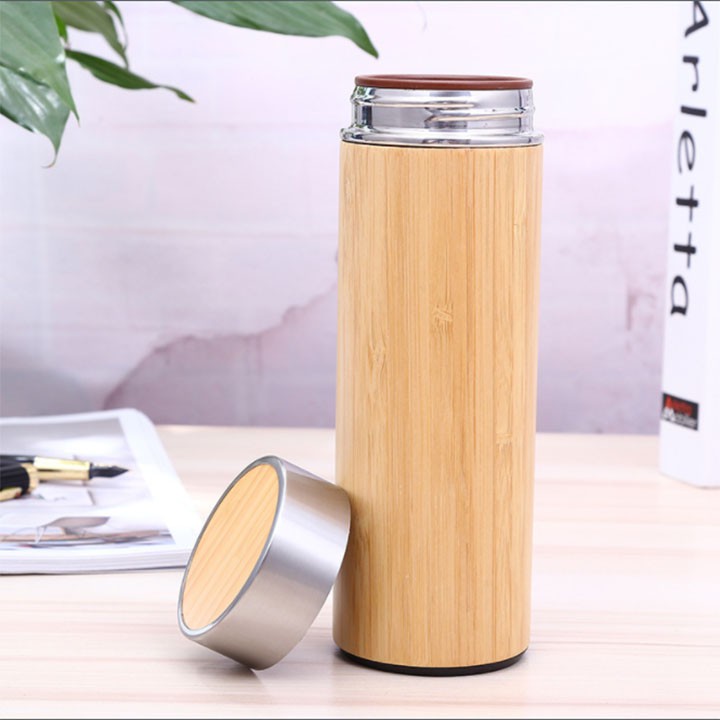 Bình giữ nhiệt cao cấp bằng tre thiên thiện môi trường