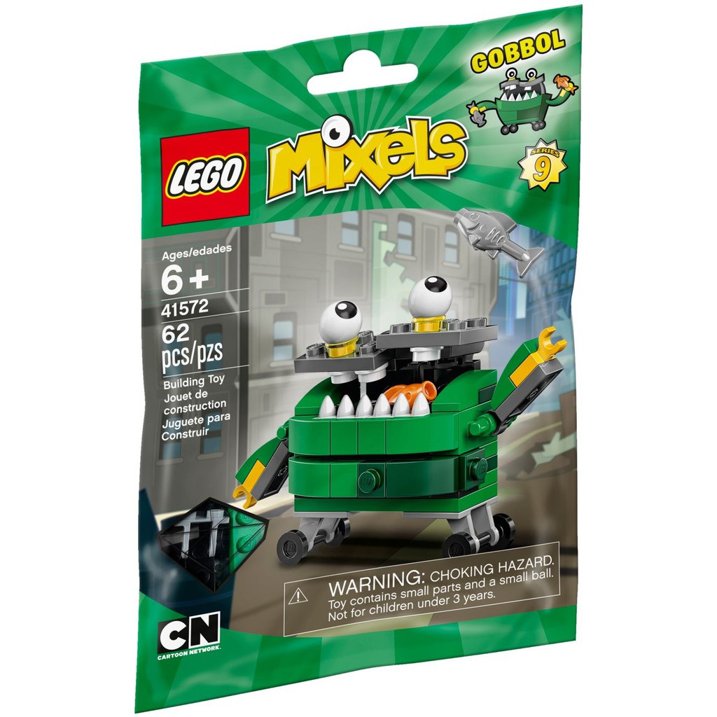 LEGO Mixels 41572 Thùng Rác Thông Minh Gobbol