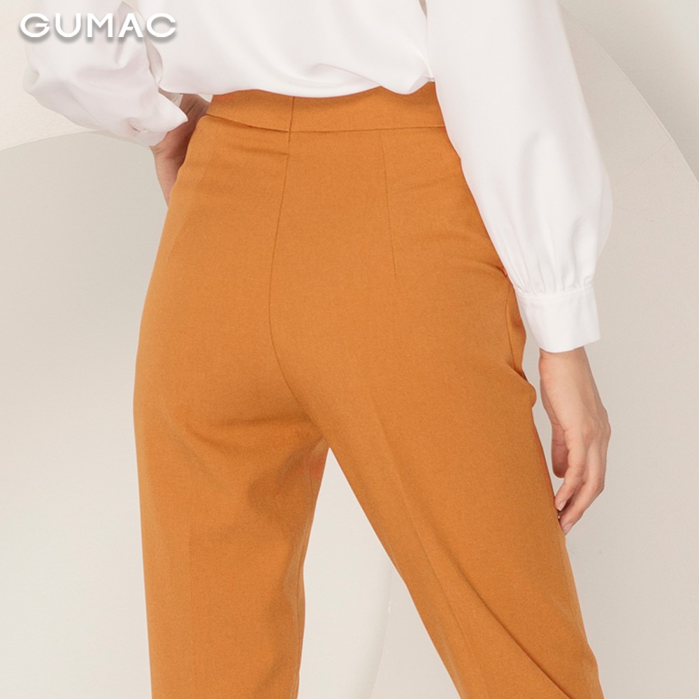 [Mã WABRGU72 giảm 10% tối đa 50k đơn 250k] Quần tây nữ cơ bản vải bố QA957 GUMAC | BigBuy360 - bigbuy360.vn