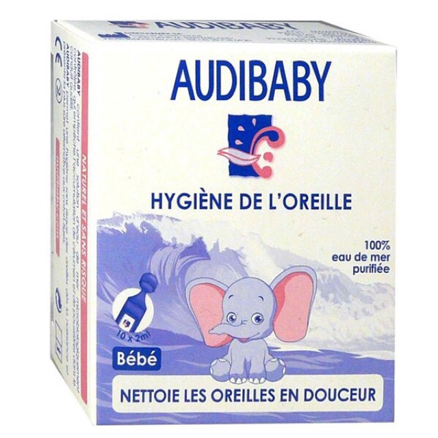Dung dịch làm tan ráy tai AudiBaby cho bé và cả gđ (10 ống x 2ml)