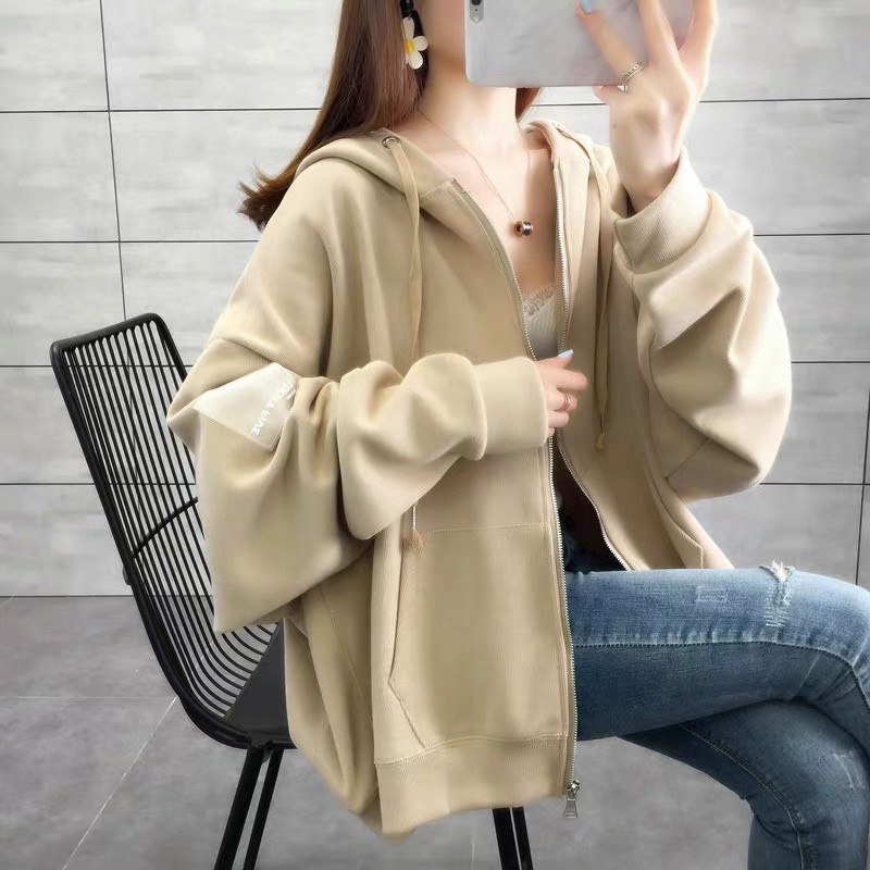 ÁO KHOÁC NỮ CHẤT NỈ NGOẠI FORM RỘNG CÓ TÚI TRƯỚC SIÊU PHẨM CỦA PHÁI ĐẸP