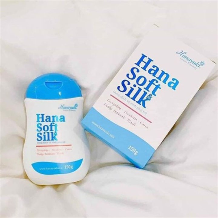 Dung dịch vệ sinh Hanayuki Hana Soft Silk 150ml, Hana soft silk hanayuki Zuka Beauty giúp cân bằng độ ph ngăn mùi