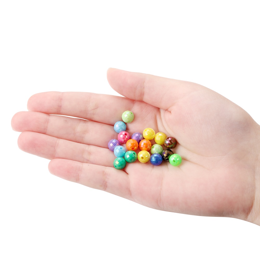 Set 50-100 Hạt Xâu Chuỗi 6mm 8mm Tự Làm Trang Sức Tiện Dụng