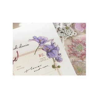 Set 6 tấm sticker hoa cỏ vintage chống nước có thể dán máy tính và điện thoại. [Tặng quà cho đơn từ 50k]