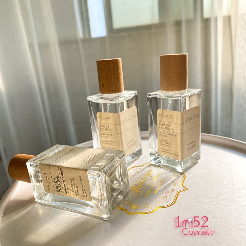 Nước Hoa Shimang Vuông Nắp Gỗ Eau De Cologne EDP 50ml