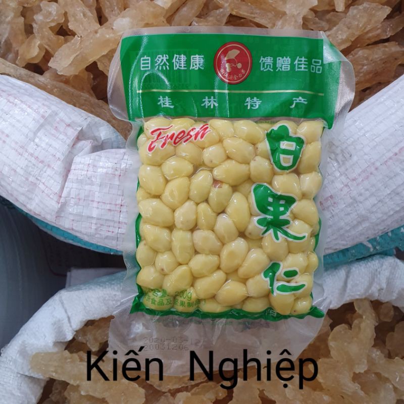 [Mã 44FMCGSALE1 giảm 0.1 đơn 250K] bạch quả tách vỏ hút chân không tiện lợi 250gr