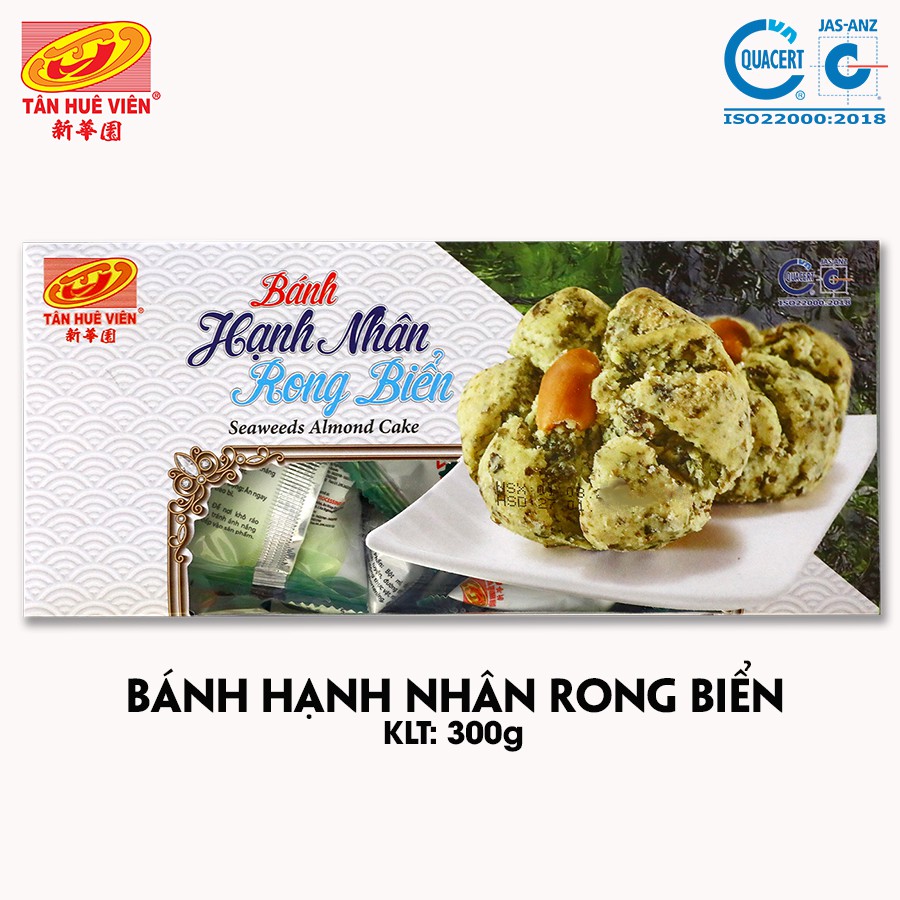 Bánh hạnh nhân rong biển Tân Huê Viên 300gr