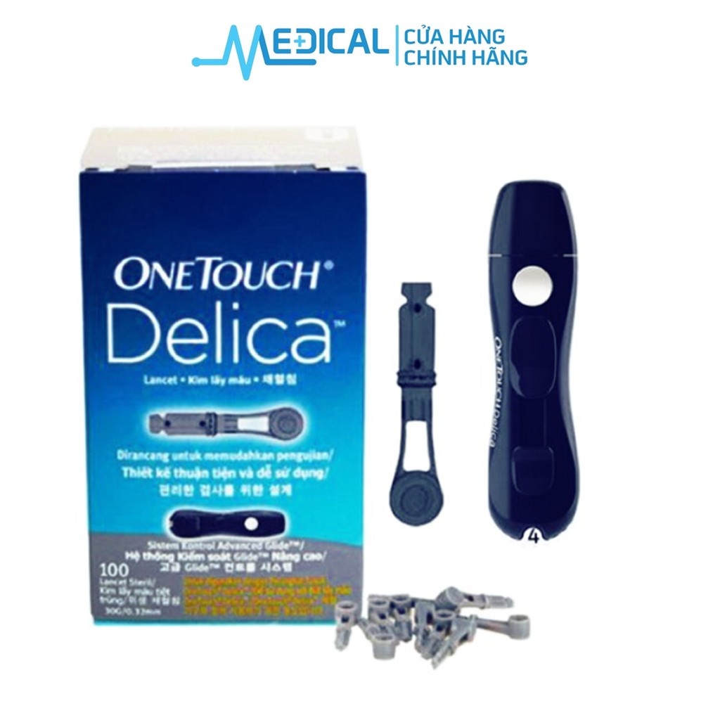Kim lấy máu dùng cho máy đường huyết ONETOUCH Delica và Delica Plus chính hãng - MEDICAL