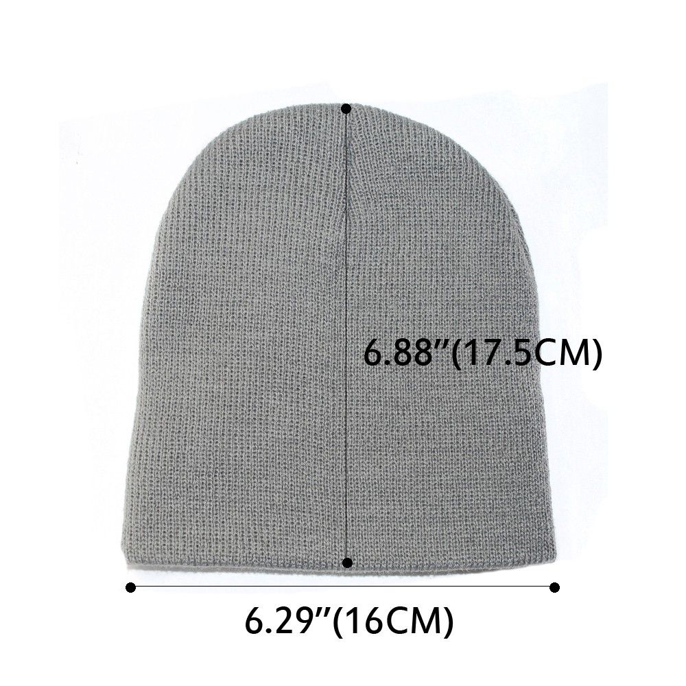 Mũ Beanie Dệt Kim Mềm Mại Nhiều Màu Sắc Giữ Ấm Mùa Đông Cho Bé Trai / Gái