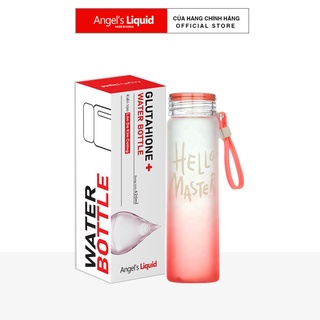 [HB Gift] Bình nước thuỷ tinh nhiều màu Angel's Liquid Hello Master Water Bottle 420ml