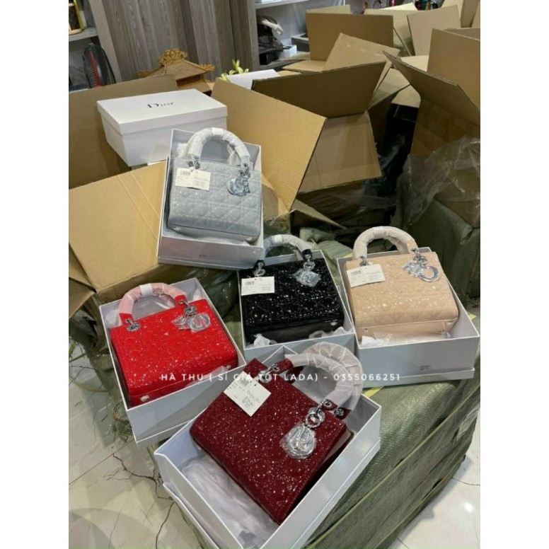 Túi xách 5 ô da bóng chuẩn đẹp Sz 20 ( Có hộp) xinh