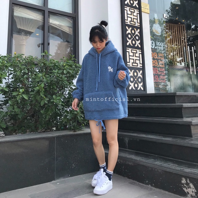 Áo hoodie bông lót nỉ