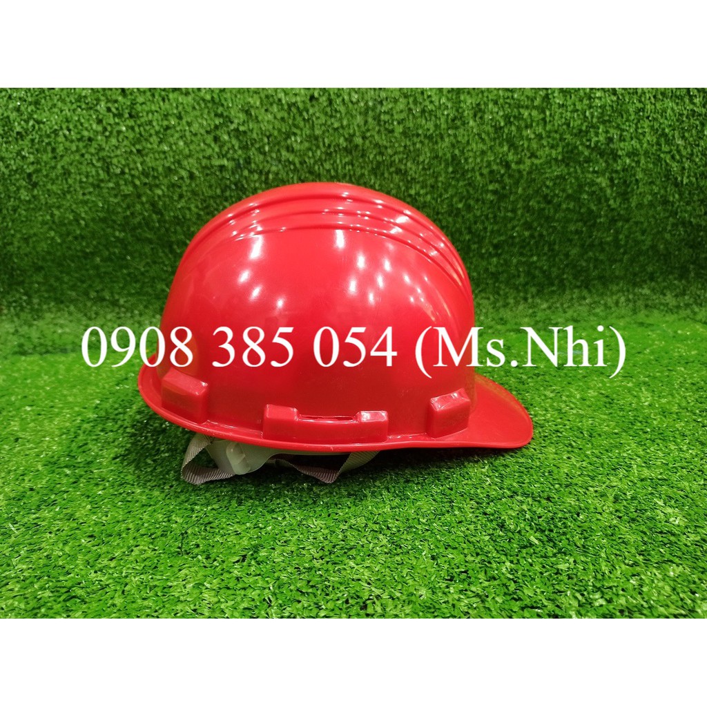 Mũ Bảo Hộ Lao Động Kiểu North nhựa HDPE đuôi cài bảo vệ đầu tối đa- 8 màu lựa chọn- Hình thật
