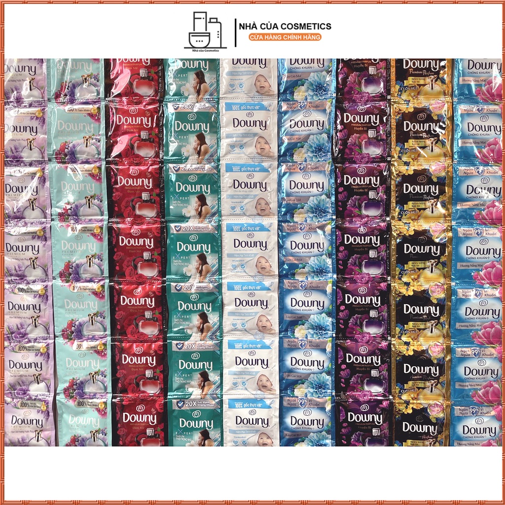 1 Dây 10 Gói Nước Xả Downy 1 Lần Xả