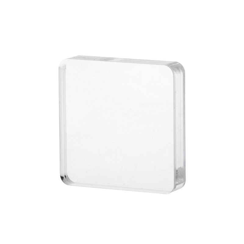 Khối con dấu acrylic trong suốt có tay cầm dùng cho trang trí sổ lưu niệm album ảnh DIY