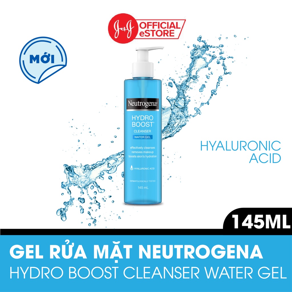 Gel rửa mặt Neutrogena Hydro Boost Cleanser Water Gel 145ml