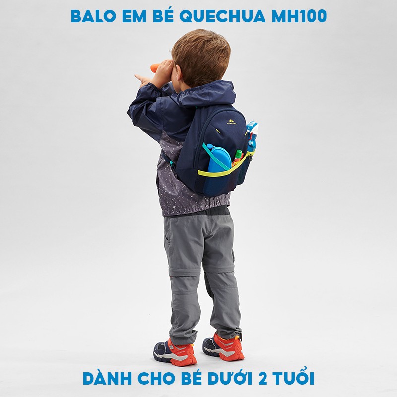 Balo Em Bé Cao Cấp QUECHUA MH100 Dành Cho Bé Dưới 2 Tuổi - Xanh Dương