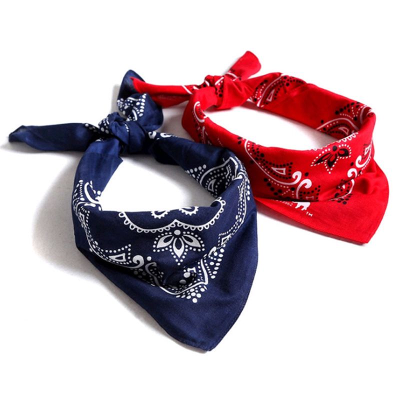 Khăn Vuông Họa Tiết Hoa Phong Cách Hip Hop Dùng Khi Chạy Xe Đạp