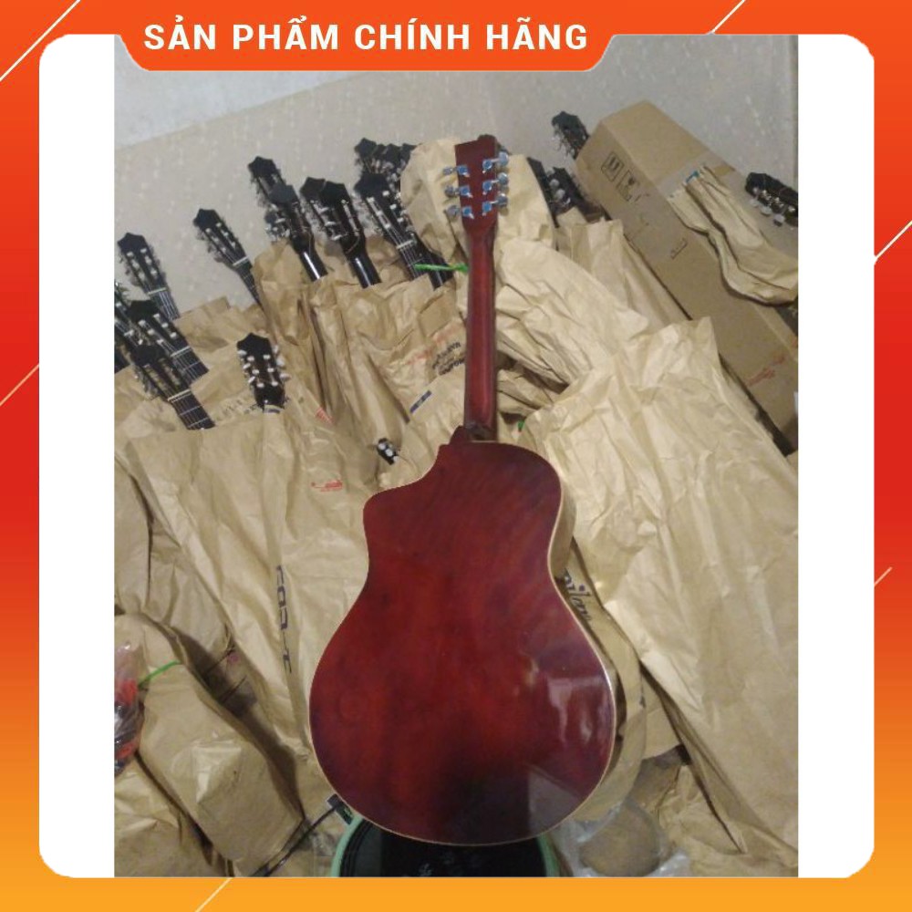 Guitar Acoustic gỗ thông. TẠI KHO XƯỞNG. Có ty chỉnh cần C750