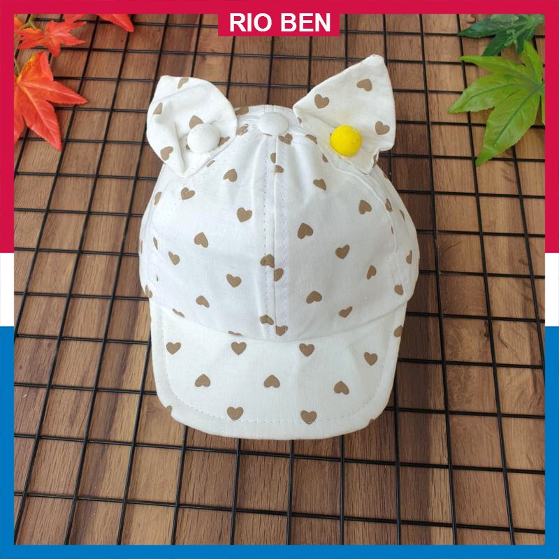 Nón vải mềm thời trang cho bé nhỏ từ 1-3 tuổi RBN116