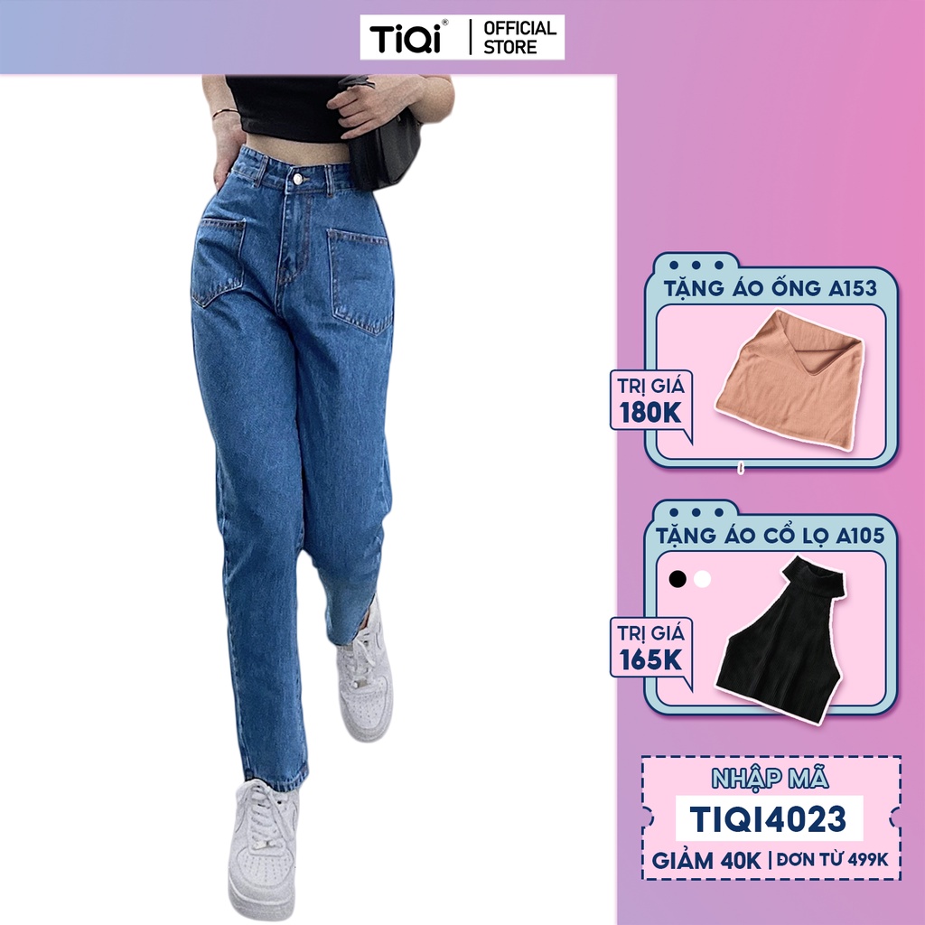 Quần jean baggy túi kiểu TiQi Jeans B thumbnail