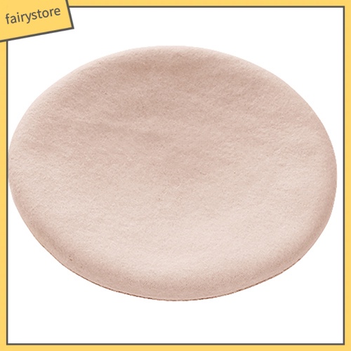 Mũ beret len nỉ màu trơn phong cách đơn giản thời trang dành cho nữ