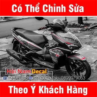 Tem Trùm Air Blade Xám London