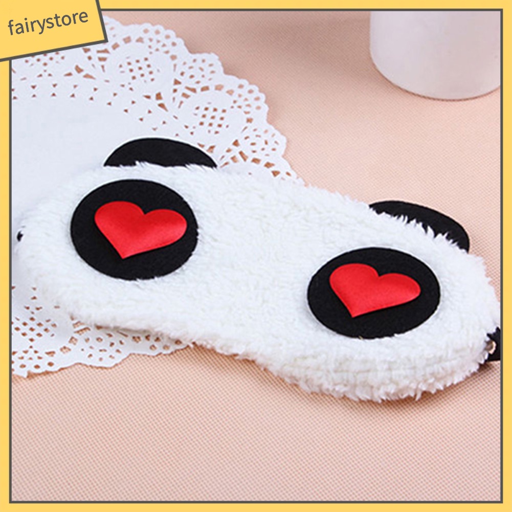 [Hàng mới về] Miếng bịt mắt hình gấu panda xinh xắn đáng yêu tiện lợi sử dụng khi đi du lịch