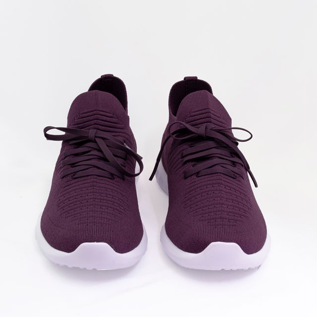 Giày tập gym sneaker 💖FREESHIP💖 giày thể thao nam nữ Sshoes-dây buộc, vải thun mềm êm chân K002-10-PURP
