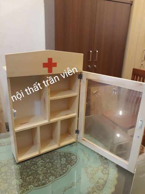 [ HỎA TỐC 1 GIỜ] Tủ thuốc - tủ y tế - cỡ đại - kt:35 x 50 x 12