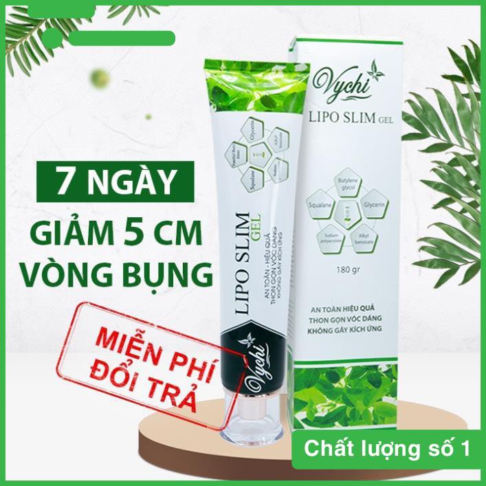 [CHÍNH HÃNG] Kem tan mỡ, Kem giảm mỡ bụng Lipo Slim sau sinh chiết xuất 100% thiên nhiên lành tính và an toàn