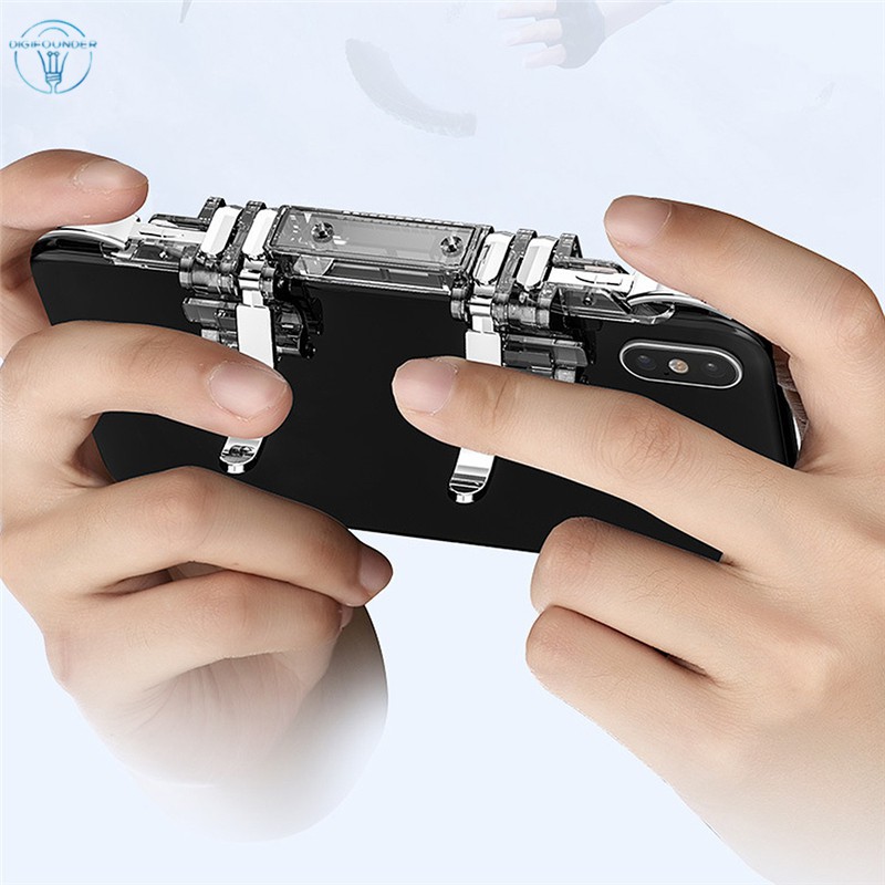 DG Mobile Game Controller K19 Gaming Trigger Gamepad Fire Button Handle for PUBG iOS Android