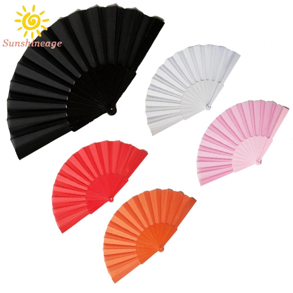 Quạt Vải Gập Cầm Tay Kiểu Tây Ban Nha