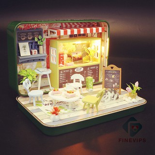 [COD] Cute Summer Theater Style DIY Miniature Doll House with Furniture Accessory Toy