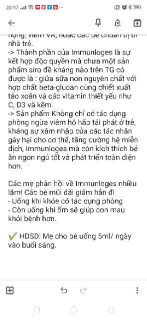 Bill kèm immunloges hàng Đức