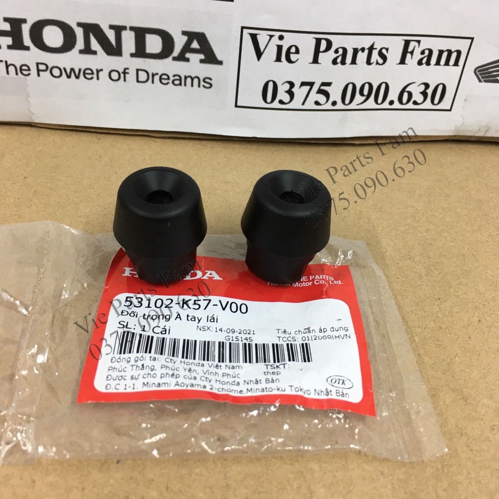 Cặp gù tay lái xe Honda Blade 110 / Wave A 110 - hàng chính hãng Honda mới 100%