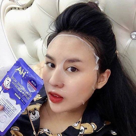 Hộp 20 miếng Mặt nạ HAMayCreate Xanh hoặc Tím [mask HA] nội địa Trung