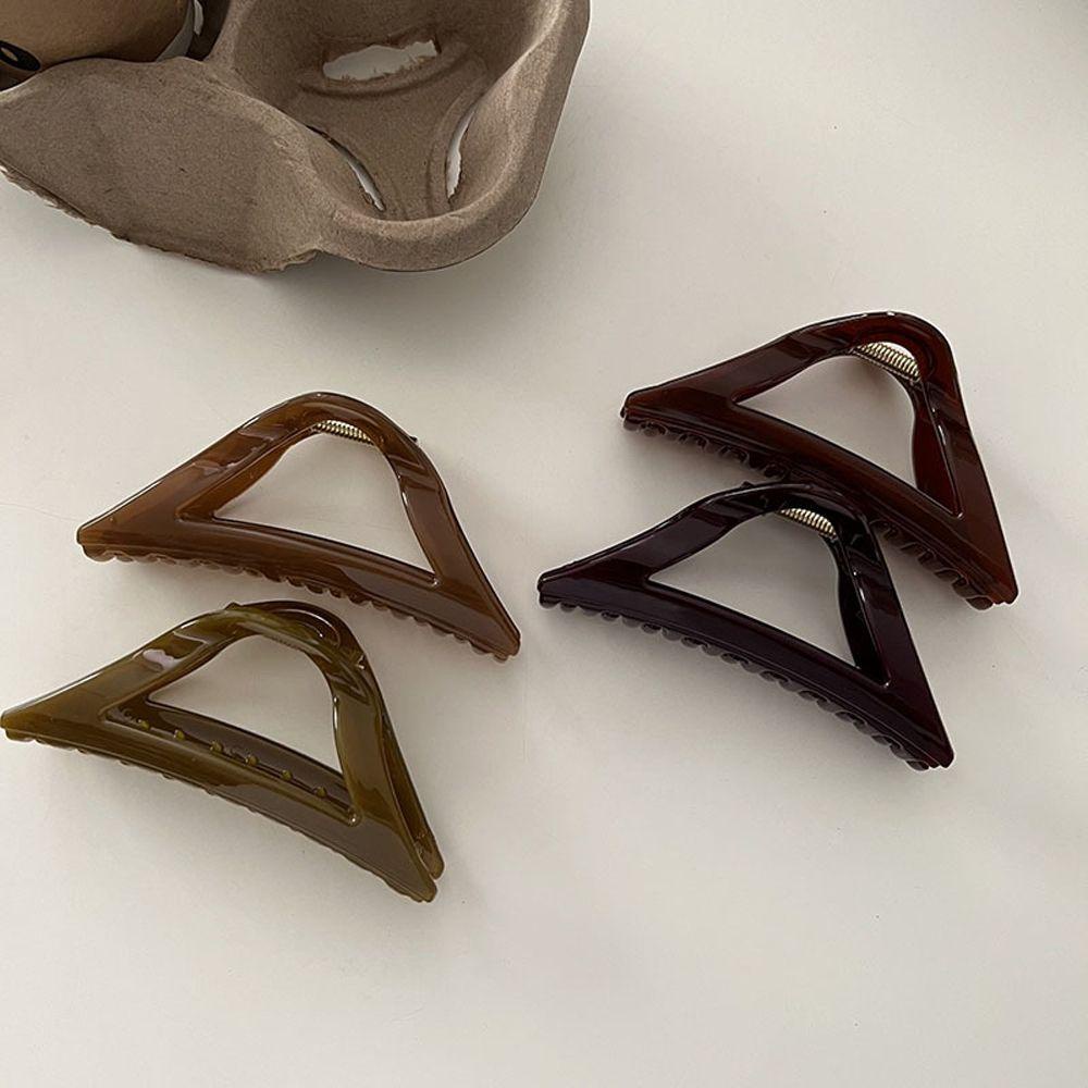 Kẹp Tóc Càng Cua Cỡ Lớn Màu Sắc Thanh Lịch Cho Nữ