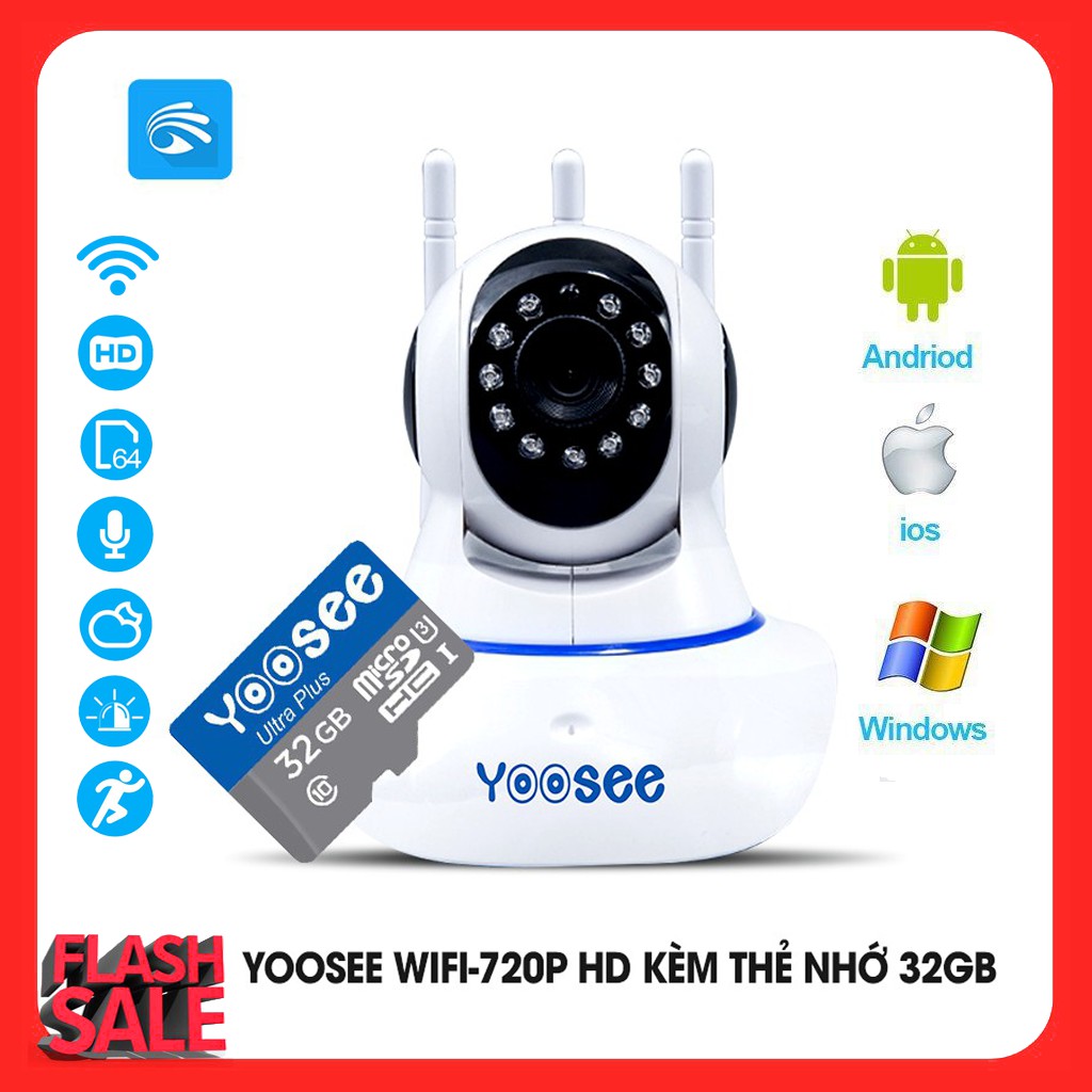 Camera IP YooSee Tiếng Việt Và Thẻ Nhớ Yoosee Chuyên Dụng | WebRaoVat - webraovat.net.vn