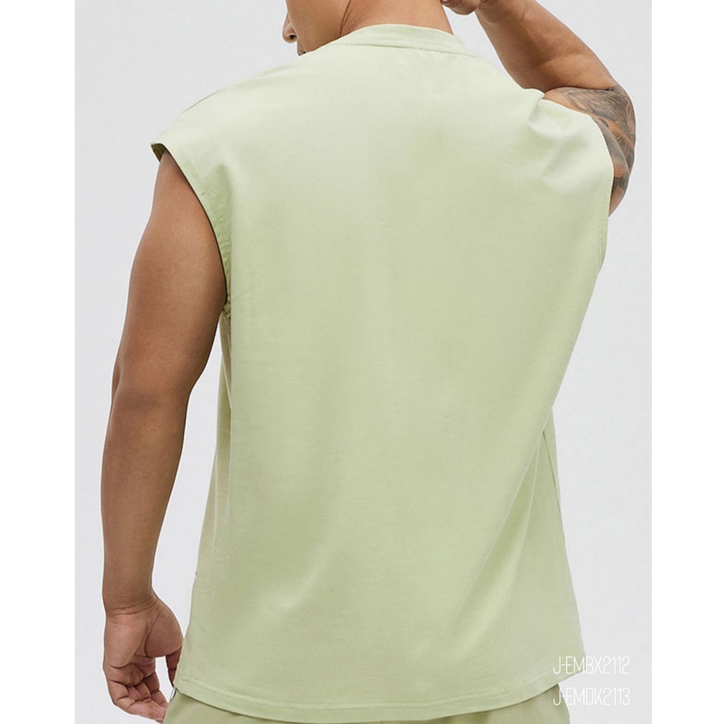 BỘ ÁO QUẦN có tách lẻ OMG SPORTSWEAR EMBX2112 và EMDK2113 nam màu xanh bơ