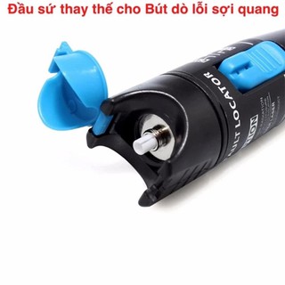 Đầu sắt và lót sứ bút soi quang máy đo