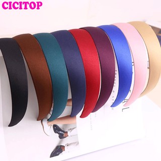 Băng đô bản rộng bằng vải phong cách cổ điển xinh xắn cho bạn nữ