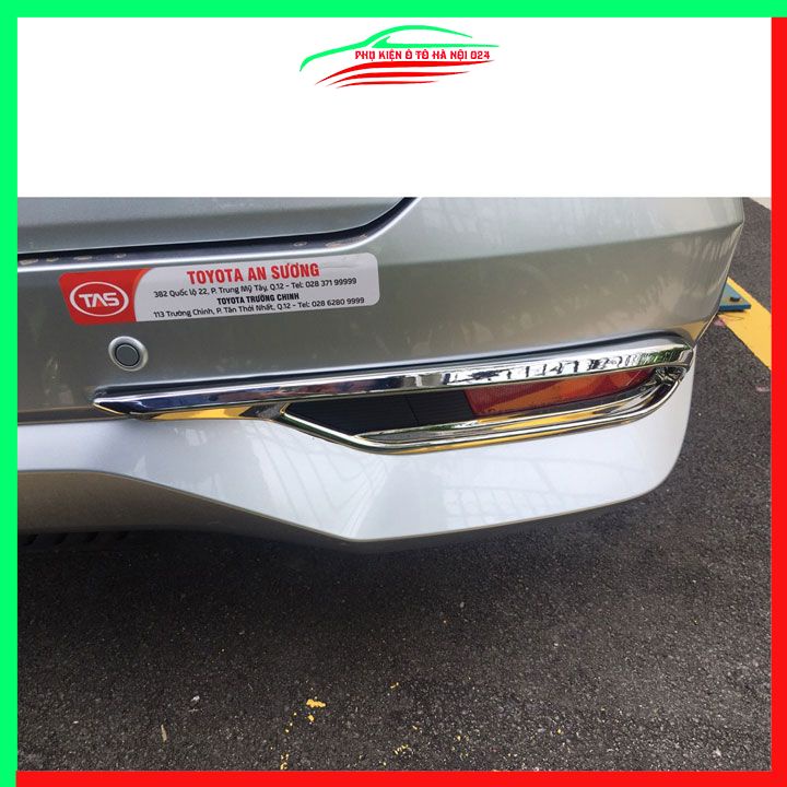 Ốp viền đèn gầm trước sau xe Avanza 2022-2023 mạ Crom chống trầy trang trí làm đẹp xe