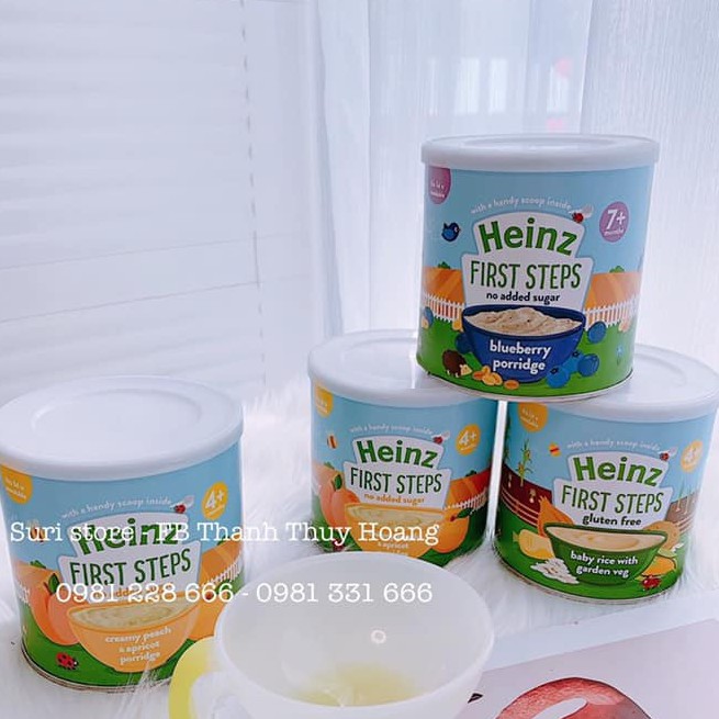 Bột ăn dặm Heinz 7M+ cho bé ( Date 2021)