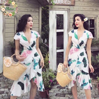 #zara đầm hoa