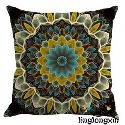 Vỏ Gối Vuông 18 Inch X18 Inches In Họa Tiết Phong Cách Bohemian