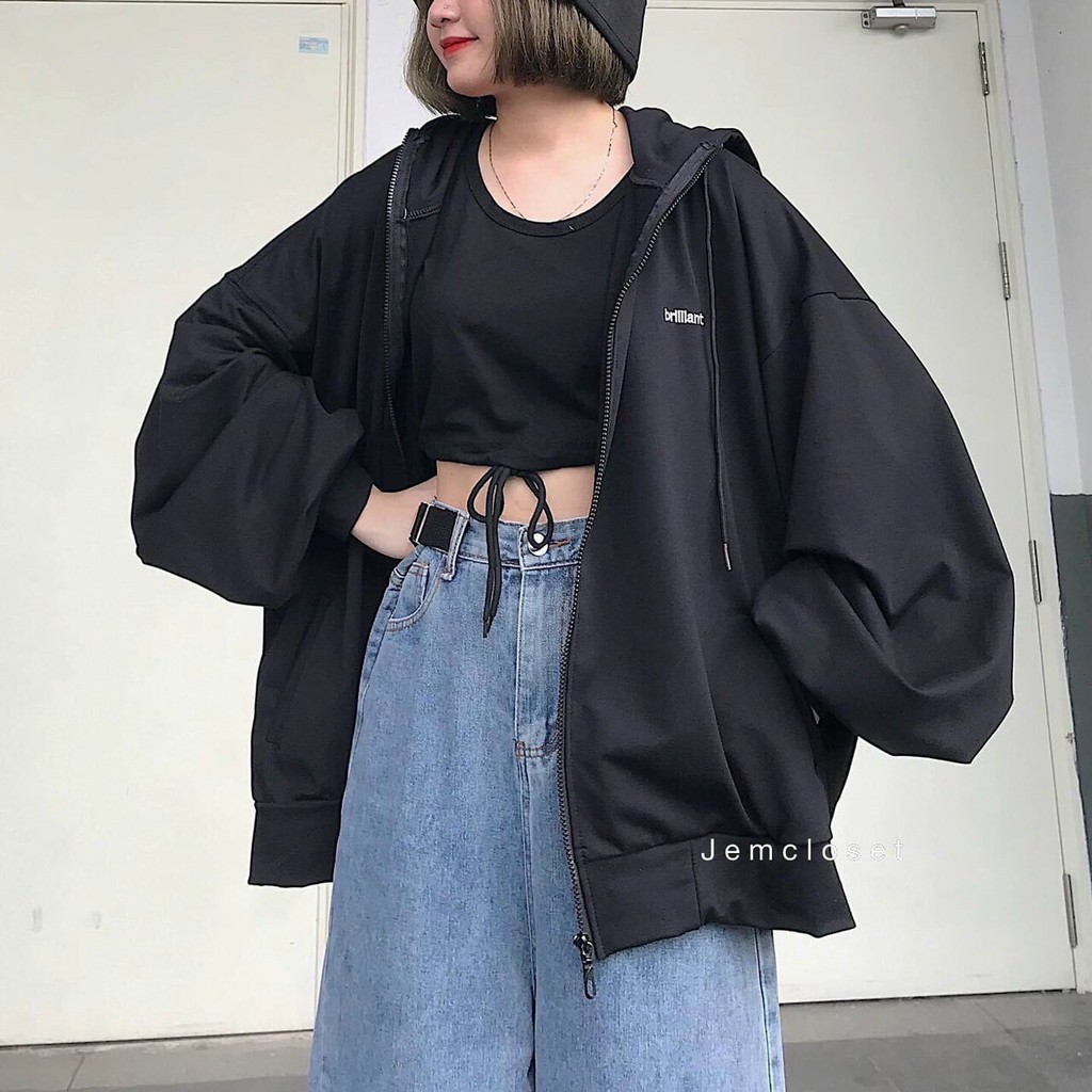 Áo Khoác Chữ Thêu